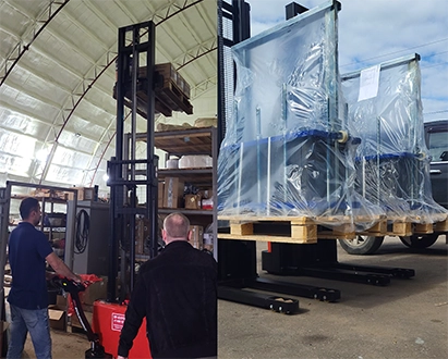 Тест-драйв складской техники на нашем складе в Щёлкове